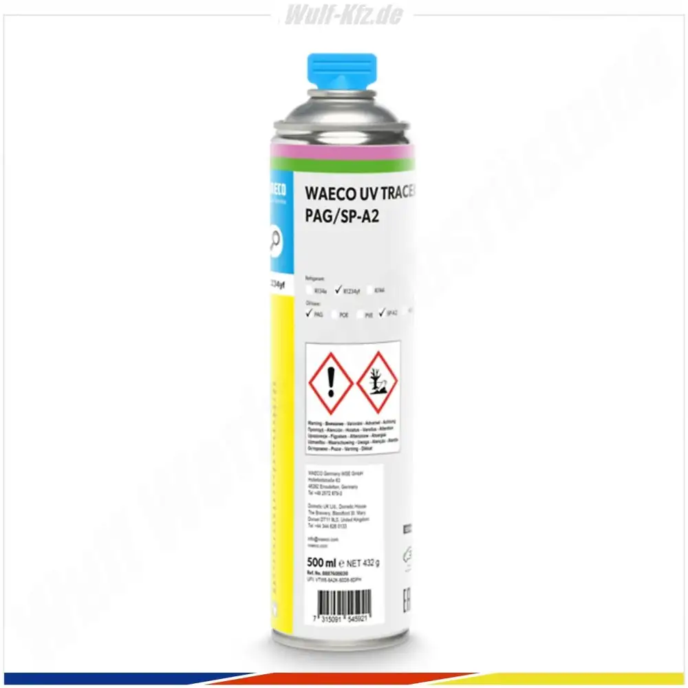 WAECO Profi-Ölsystem UV-​Additiv R1234yf / PAG SP-A2